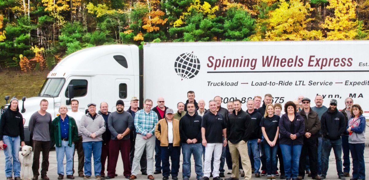 Pictured below (from left to right): Peter Evans, Driver with Juno; Robert Carew, Regional Manager, CPC Logistics; Robert Selvey, Driver; Joe Cosenza, Safety Manager, CPC Logistics; Richard Canty, Driver; Richard Schultz, Driver; Juan Morales, Driver; David Cullen, Driver; Guy Chretien, Director of Finance, Adcco; Ronald Advey, Driver; Carlos Gomez, Driver; Joseph Santoro, Driver; Nermin Omeragic, Fleet Manager, Spinning Wheels Express; Mehmed Karic, Driver; Ronald Armentrout, Driver; Jason Colacchio, Owner and President, Adcco; Donald Duncan, Driver; Roger Houde, Driver; Nick Briana, Fleet Dispatcher, Spinning Wheels Express; Roger Gingrich, Driver; David Deane, Driver; Nedzad Cesko, Driver; Kelly Caso, Fleet Billing Administrator, Louise Allard, Driver; Lisa Meskell, Fleet Billing Manager; Edward Trachtenberg, Driver; Neil MacIsaac, Director of Operations, Adcco; John Settineri, Driver; Barry Bennet, Driver; Bolivar Castro, Driver; Bernard Holbert, Driver; Susan Graham, Driver.